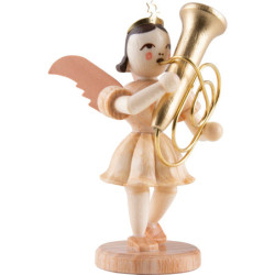 Kurzrockengel mit Tuba, natur - 6,6 cm