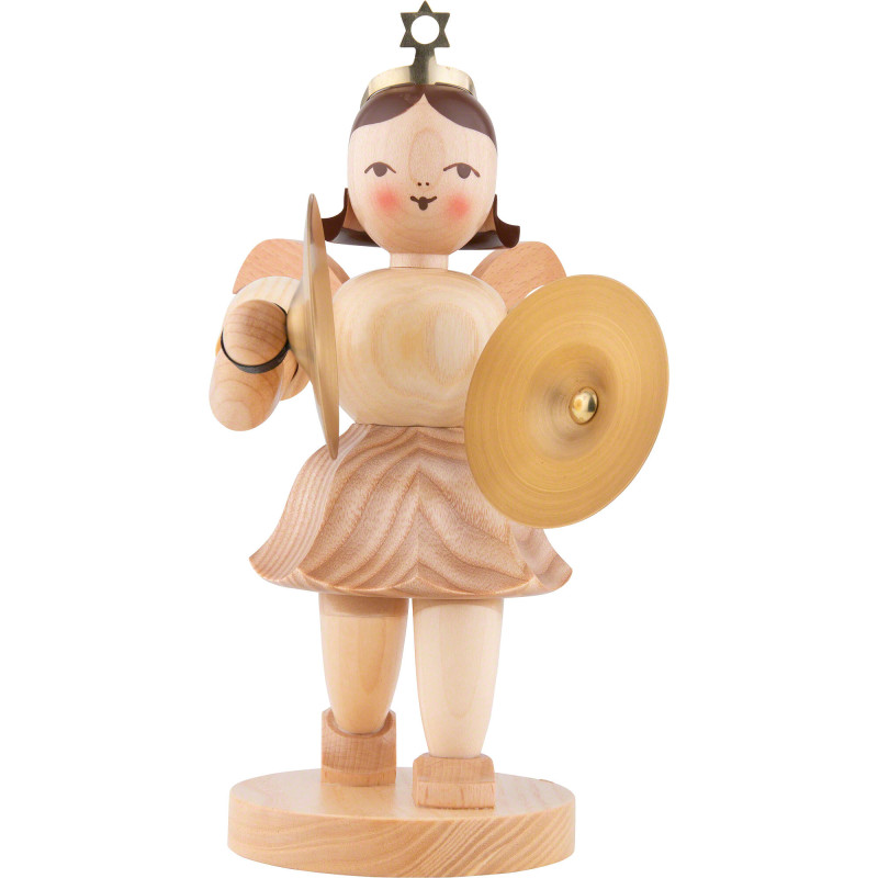 Angel Short Skirt with Cymbal - Natural - 22 cm / 8.7 inch