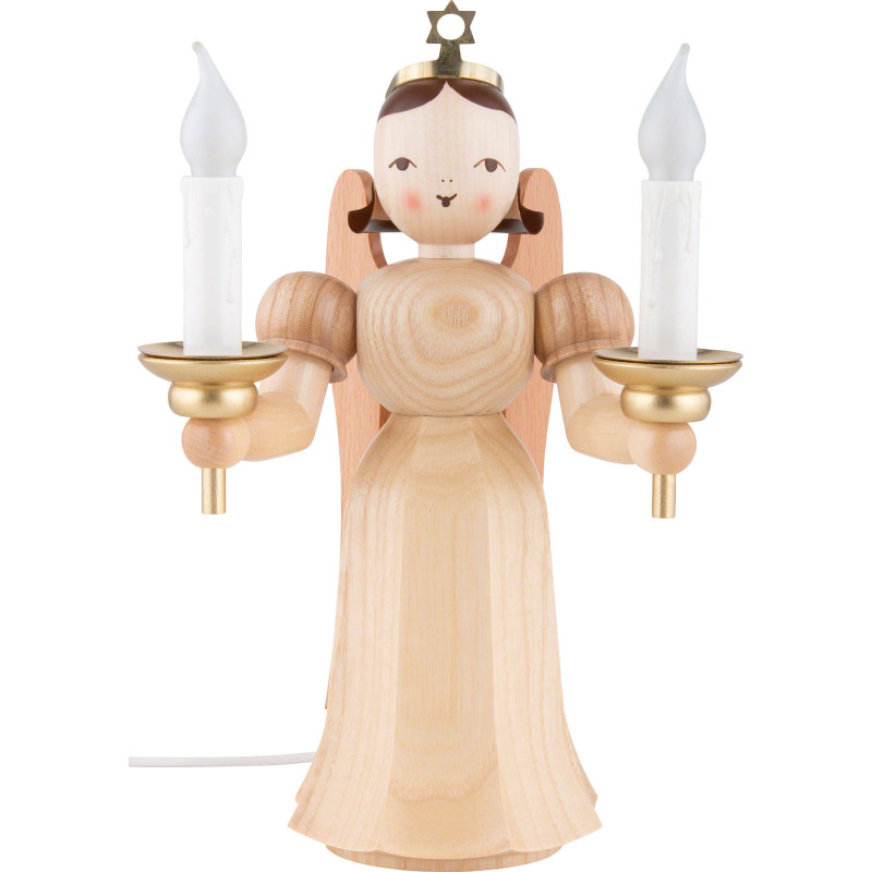Long Pleated Skirt Angel Natural with Electric Lighting - 22 cm / 8.7 inch