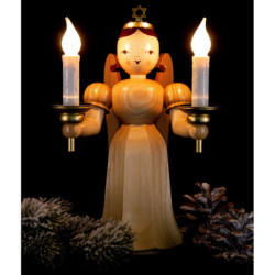 Long Pleated Skirt Angel Natural with Electric Lighting - 22 cm / 8.7 inch