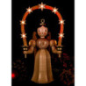 Angel Long Skirt with Star Arch with Lights, Natural - 27 cm / 10.6 inch