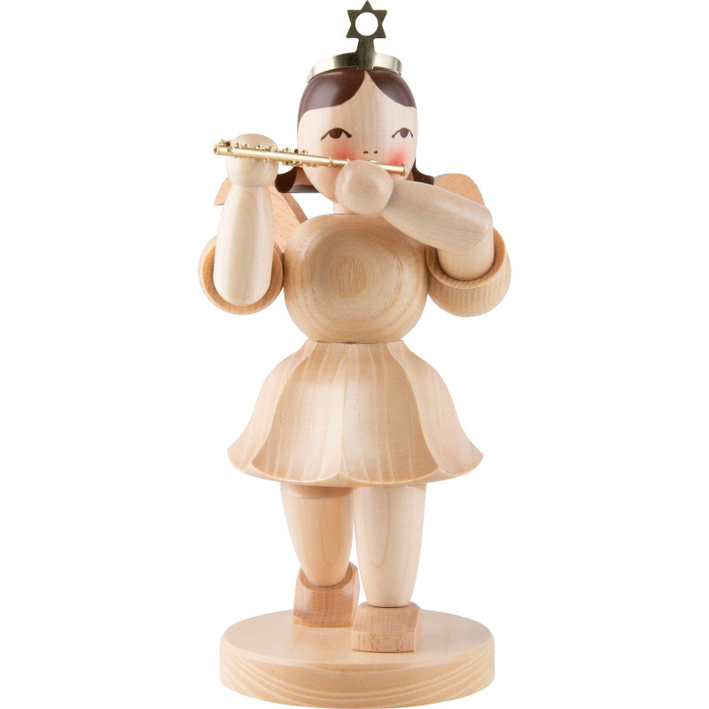 Angel Short Skirt with Piccolo Flute - Natural - 22 cm / 8.7 inch