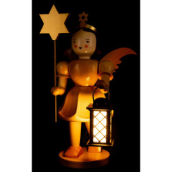 Angel Short Skirt with Lantern and Star - Natural - 51 cm / 20.1 inch