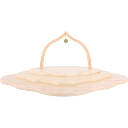 Angel Cloud with Three Levels, Natural with Arch - 46x30x20 cm / 7.9 inch