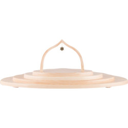 Angel Cloud with Four Levels, Natural with Arch - 55x38x21 cm / 21.7x15x8.3 inch
